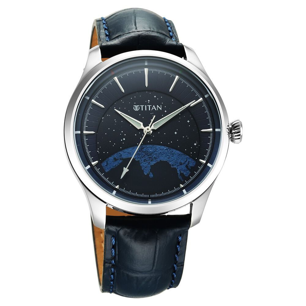 Titan Unity Automatic Leather Strap Watch For Men - Limited Series - Stellar Edition-1796SL01