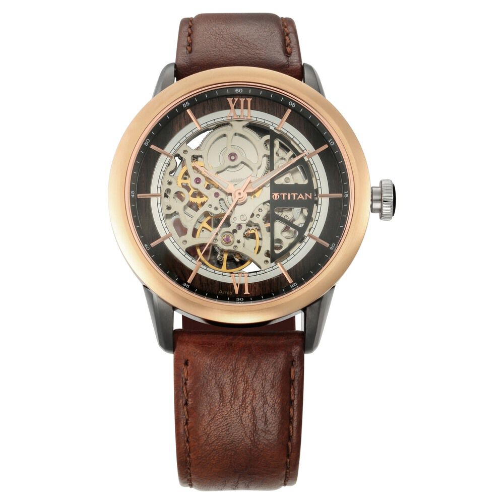 Titan Automatic Anthracite Dial Watch for Men NS1798KL01F