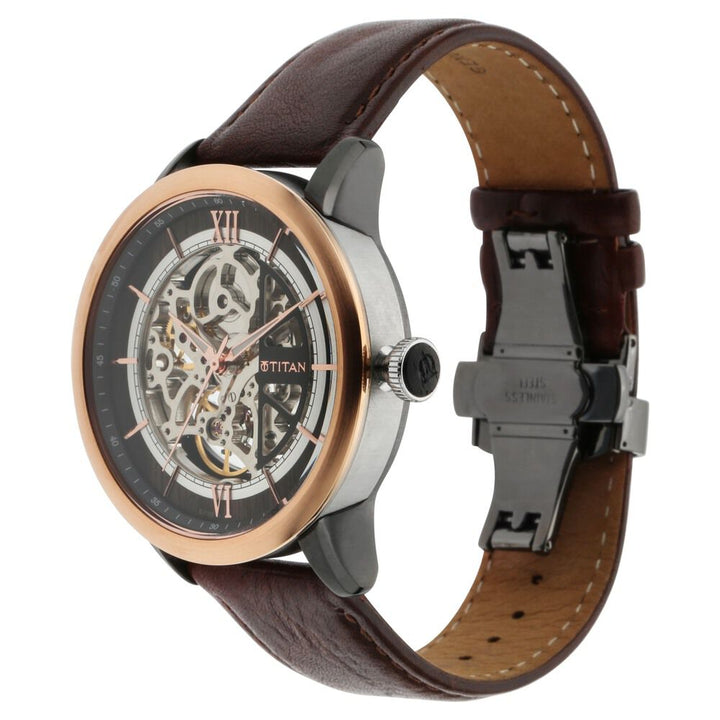 Titan Automatic Anthracite Dial Watch for Men NS1798KL01F