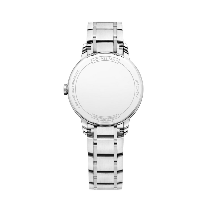 Baume &amp; Mercier Classima 10477 Women’s Quartz Watch Blue Dial Stainless Steel