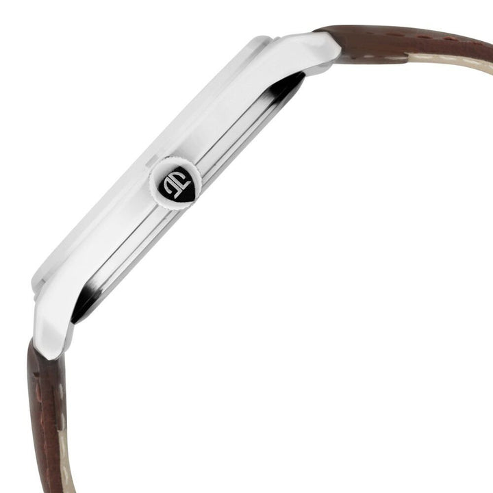 Titan Men's Classic Watch: Gradient Dial & Sleek Markings with Leather Strap - The Watch Factory ®