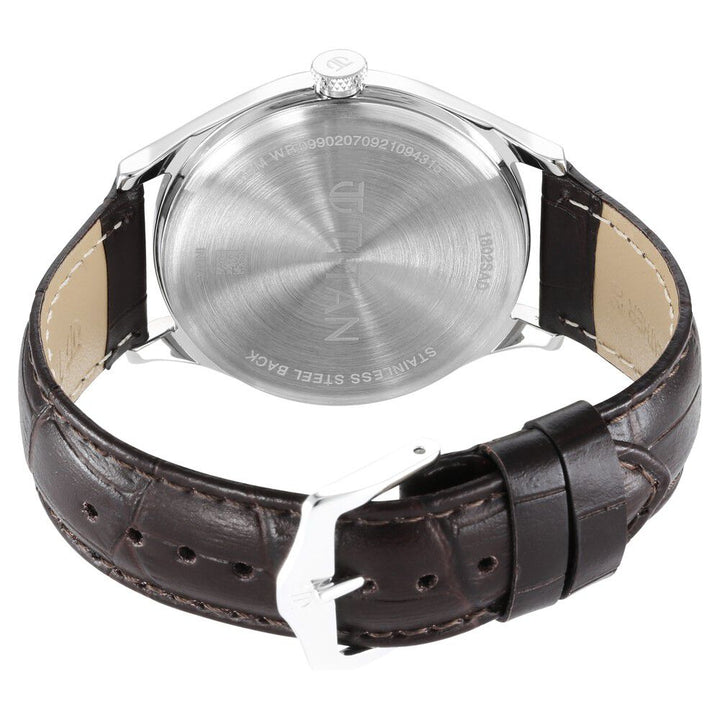 Titan Trendsetters Beige Dial Analog Leather Strap watch for Men-1802SL14