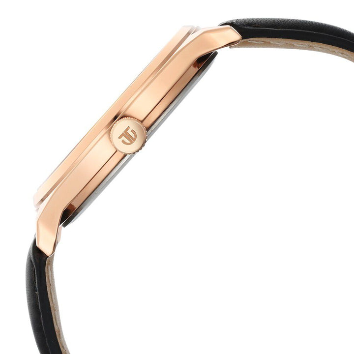 Titan Neo Economy Quartz Analog with Date Silver Dial Black Leather Strap Watch For Men 1802WL02