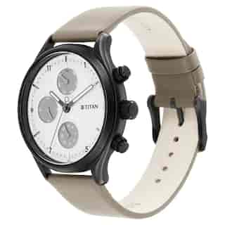 Titan Neo Silver Dial Multifunction Watch for Men 1803NL02 / NS1803NL02