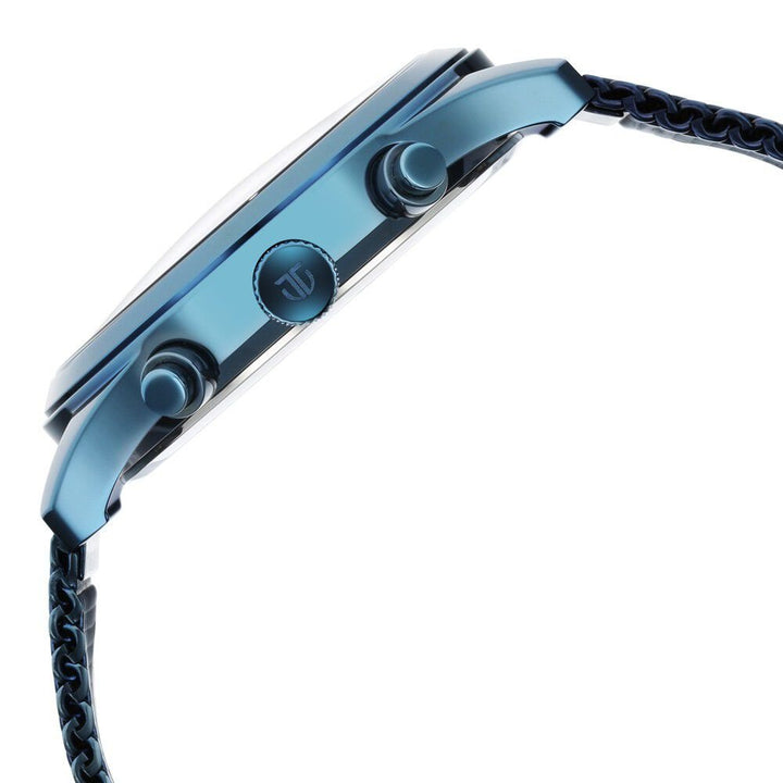 Titan Men's Sartorial Neo Splash: Blue Dial Multifunction Watch with Mesh Strap - The Watch Factory ®