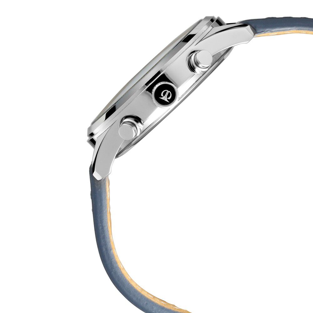 Titan Men's Metropolitan Charm: Men's Multifunctional Blue Watch with Leather Strap NS1805SL02