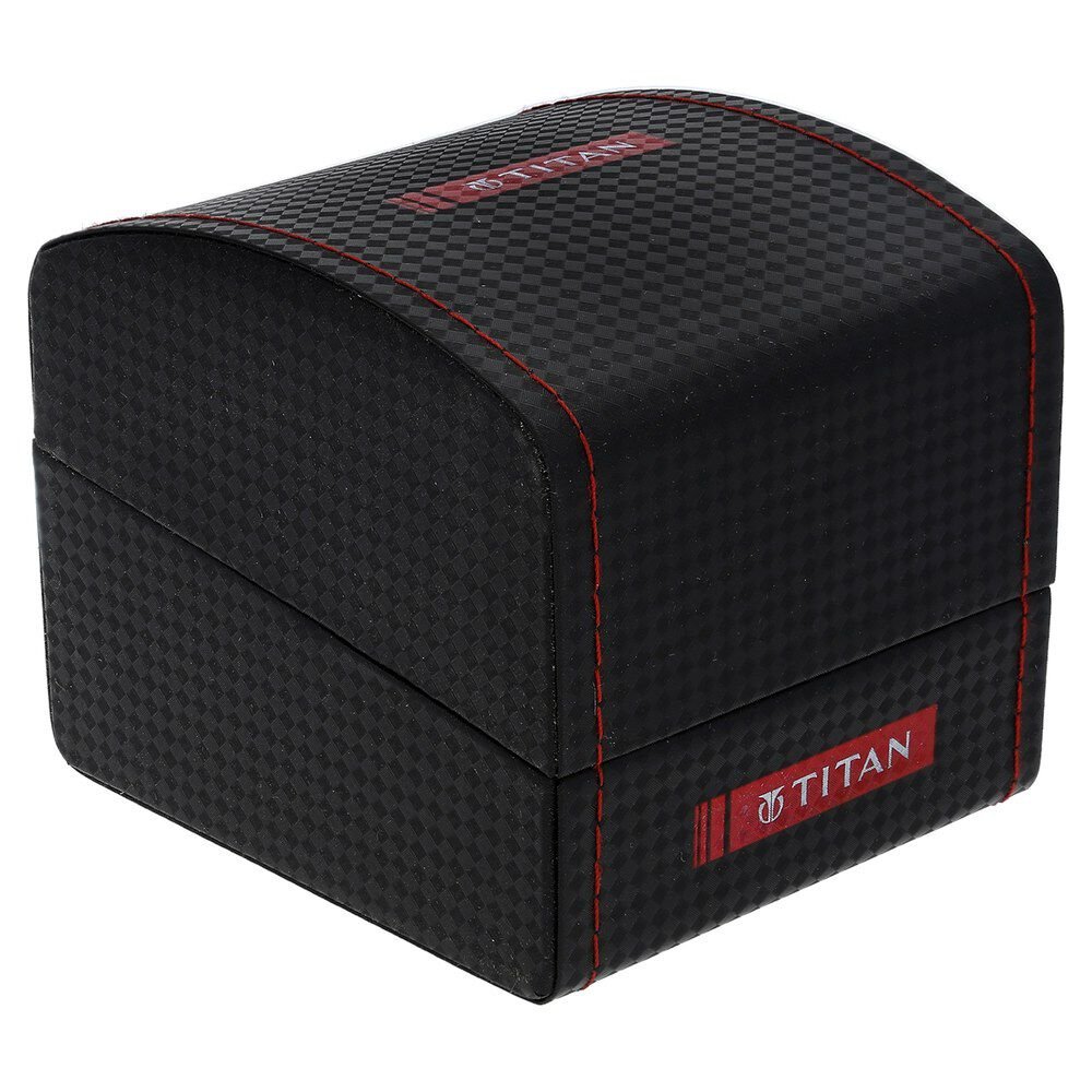 Titan Men's Metropolitan Charm: Men's Multifunctional Blue Watch with Leather Strap - The Watch Factory ®