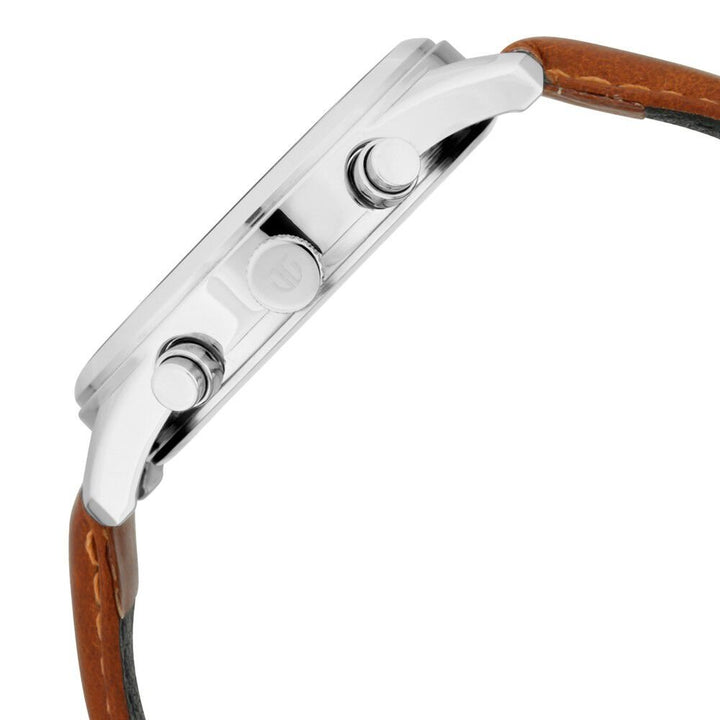 Titan Men's Metropolitan Charm: Men's Multifunctional Black Watch with Leather Strap - The Watch Factory ®