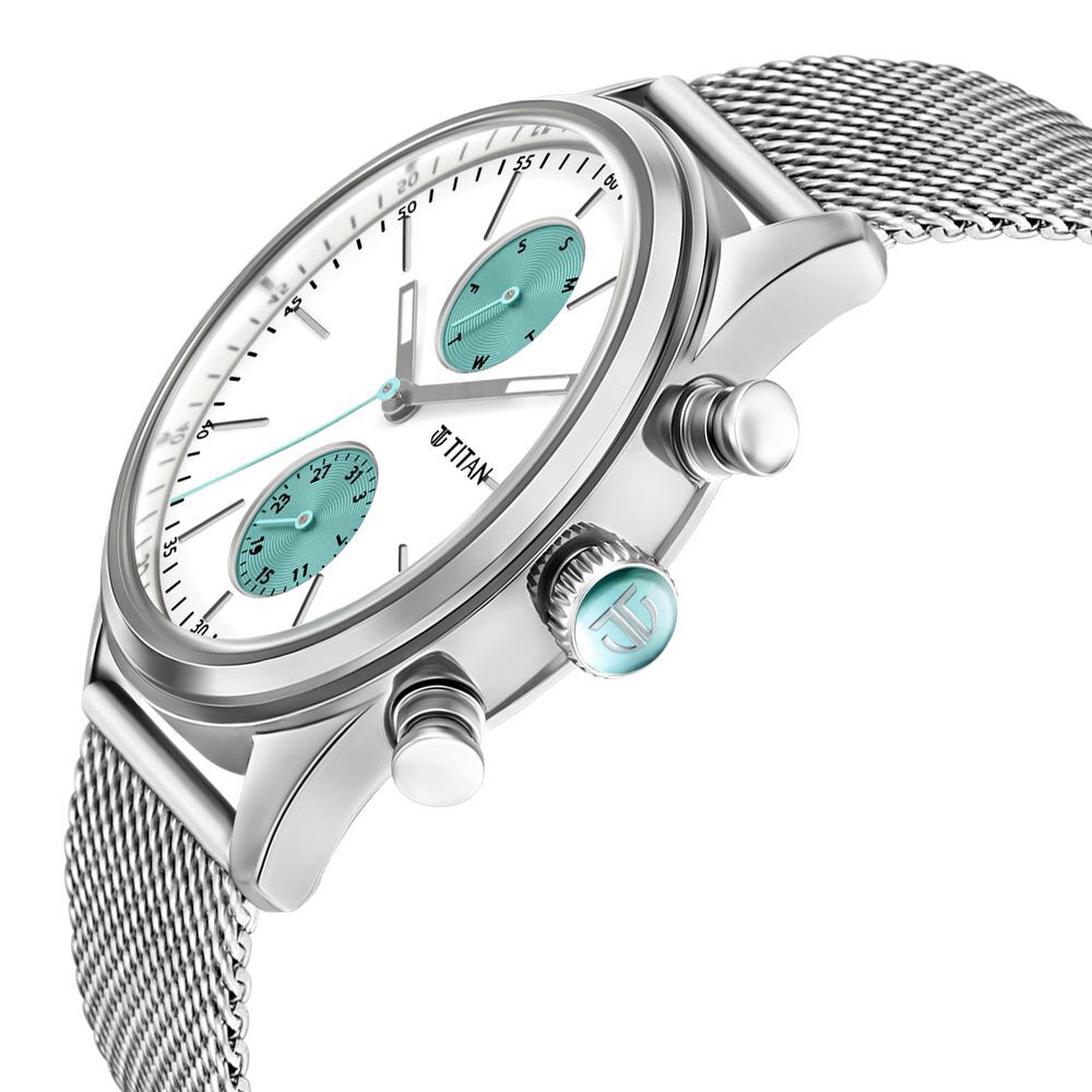 Titan Elmnt Analog Stainless Steel Strap watch for Men-1805SM04