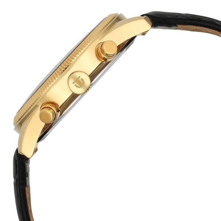 Titan Regalia Opulent Quartz Analog with Day and Date Red Dial Black Leather Strap Watch for Men - The Watch Factory ®