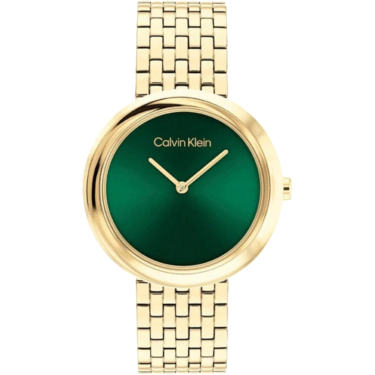 CALVIN KLEIN Twisted Bezel Analogue Watch For Women - 25100066