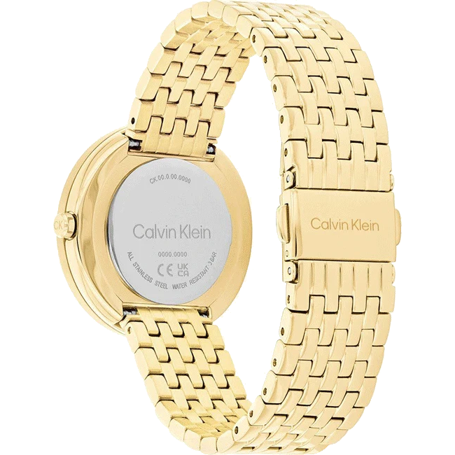 CALVIN KLEIN Twisted Bezel Analogue Watch For Women - 25100066
