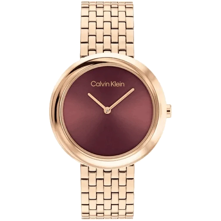CALVIN KLEIN Twisted Bezel Analogue Watch For Women - 25100067