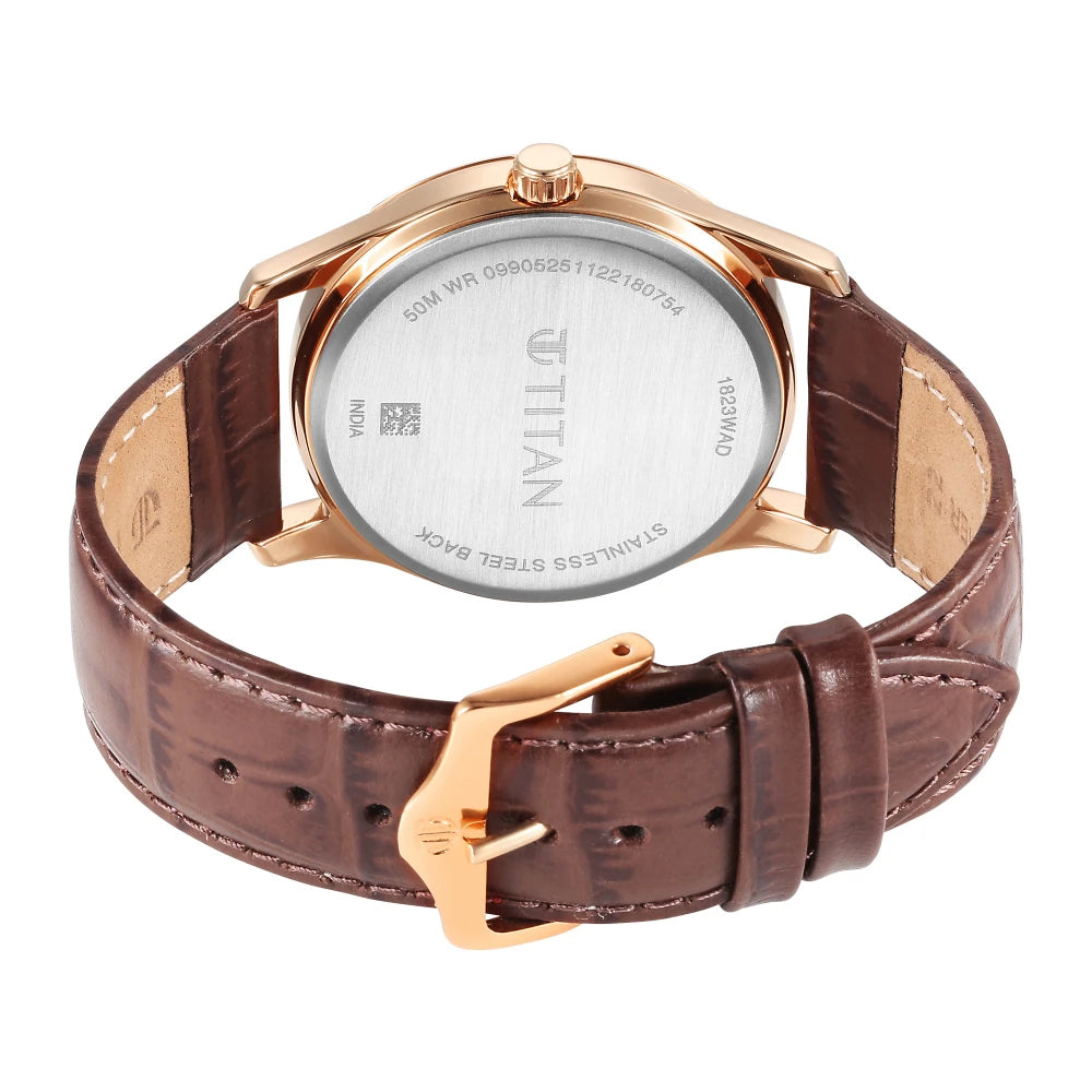 Titan Karishma Green Dial Watch for Men 1823WL02 / NS1823WL02