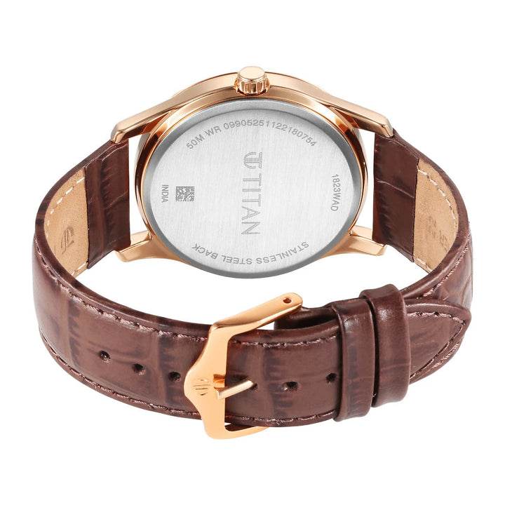 Titan Karishma Green Dial Watch for Men 1823WL02 / NS1823WL02