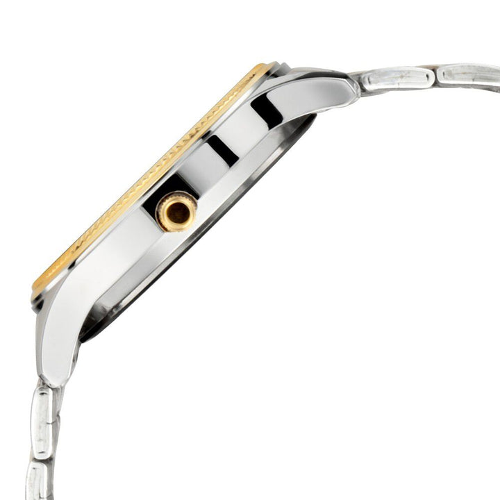 Titan Quartz Analog with Day and Date Silver Dial Stainless Steel Strap Watch for Men NR1824BM01