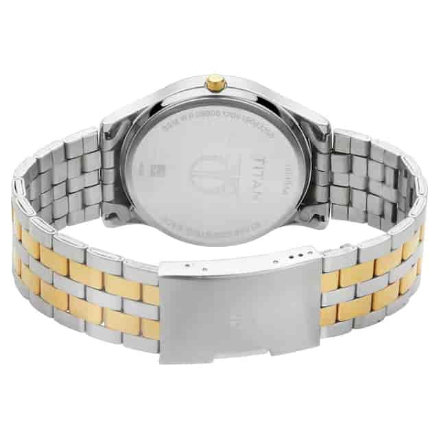 Titan Silver Dial Stainless Steel Strap Watch NP1824BM01 (DJ646)