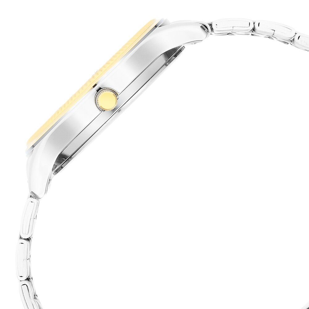 Titan Men's Trendsetter Watch: Chic Blue Dial & Two - Tone Strap - The Watch Factory ®