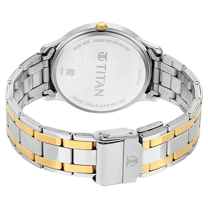 Titan Dark Brown Dial Metal Strap Watch 1825BM01 (DL623)