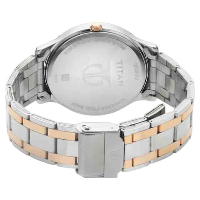 Titan Blue Dial Stainless Steel Strap Watch NP1825KM01 (DJ636)