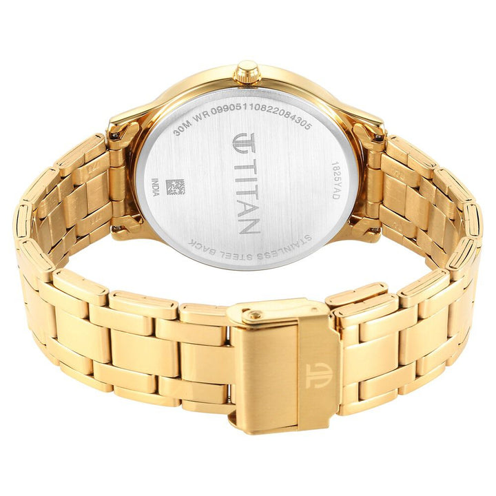 Titan Karishma Radiance Green Dial Analog Stainless Steel Strap watch for Men NS1825YM07