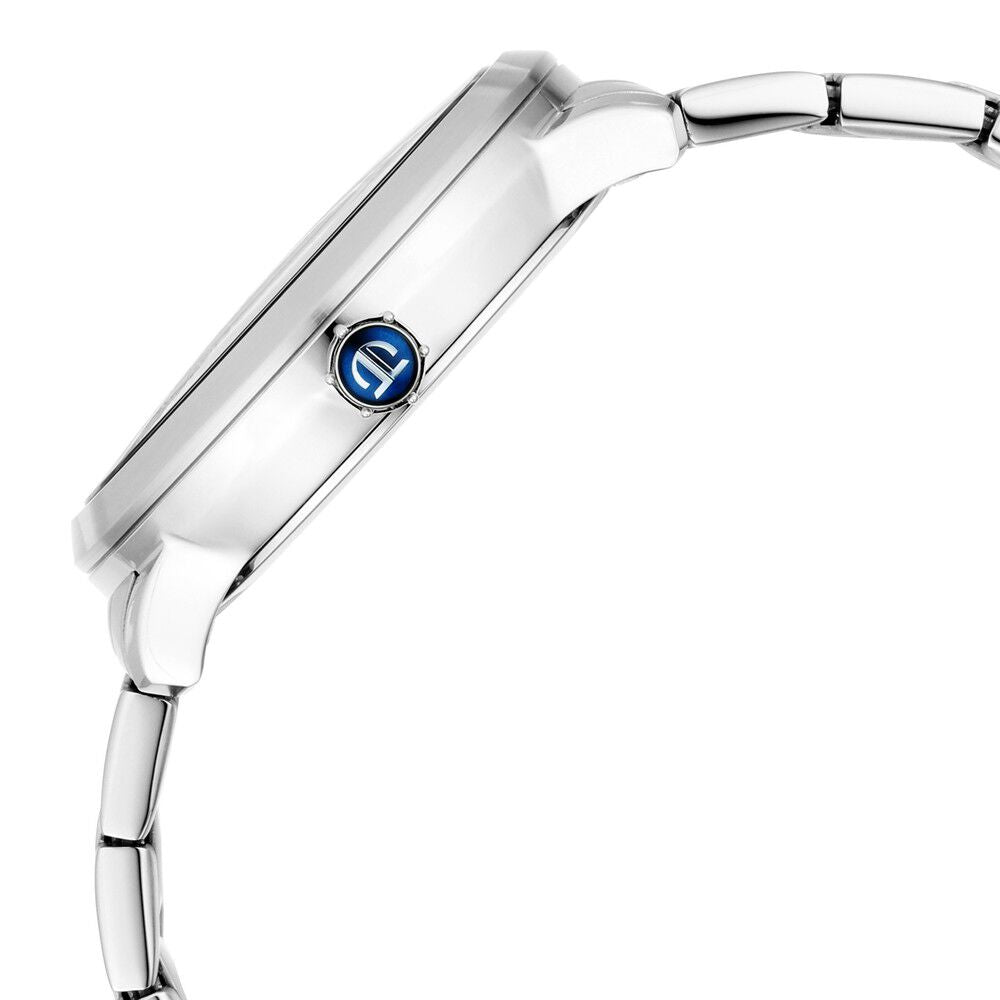 Titan Maritime Quartz Analog Blue Dial Stainless Steel Strap Watch for Men NS1828SM01