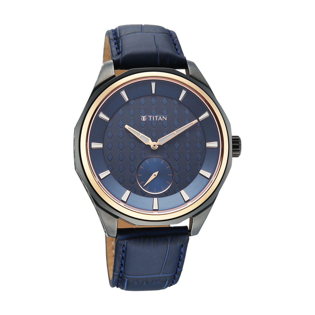 Titan Regalia Opulent 1829KL03 Blue Dial Men&