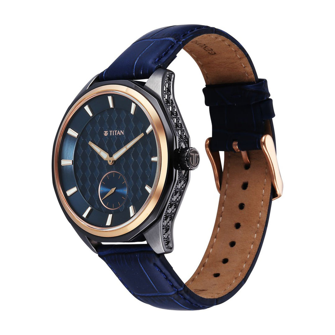 Titan Regalia Opulent 1829KL03 Blue Dial Men&