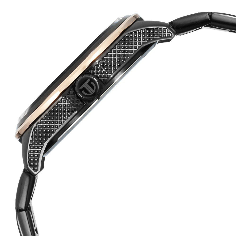 Titan Regalia Opulent Quartz Analog with Date Black Dial Black Stainless Steel Strap Watch for Men 1829KM04