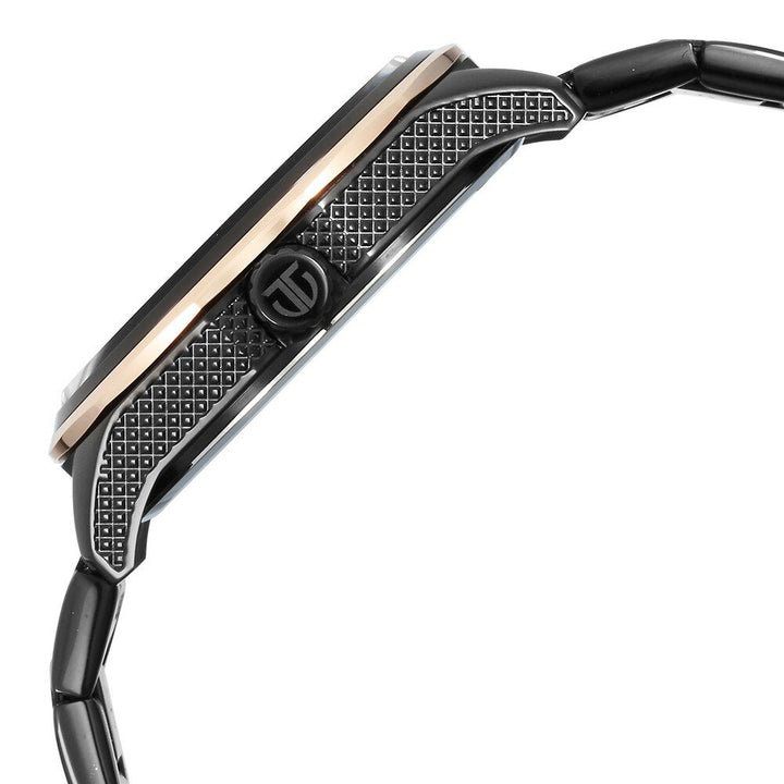 Titan Regalia Opulent Quartz Analog with Date Black Dial Black Stainless Steel Strap Watch for Men 1829KM04