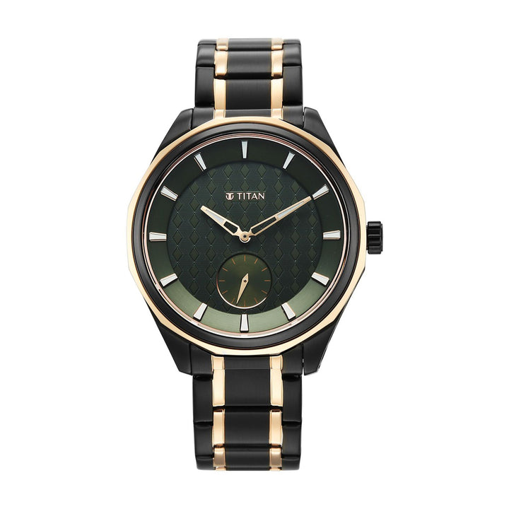 Titan Regalia Opulent 1829KM09 Green Dial Men&