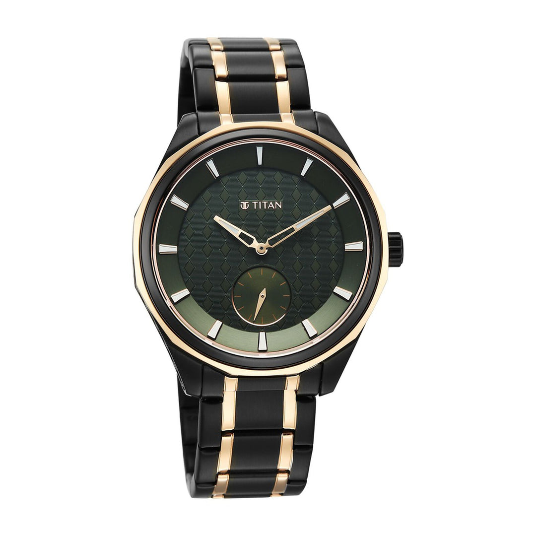 Titan Regalia Opulent 1829KM09 Green Dial Men&