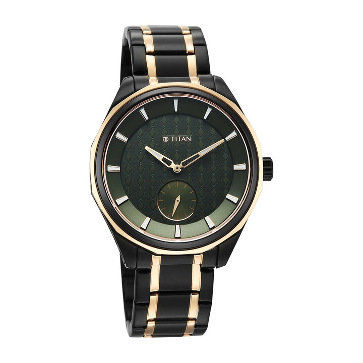 Titan Regalia Opulent 1829KM09 Green Dial Men&