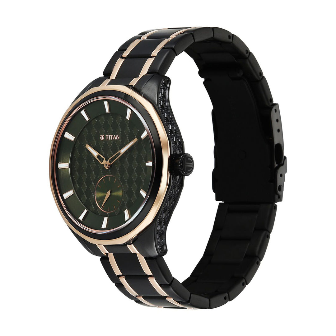 Titan Regalia Opulent 1829KM09 Green Dial Men&