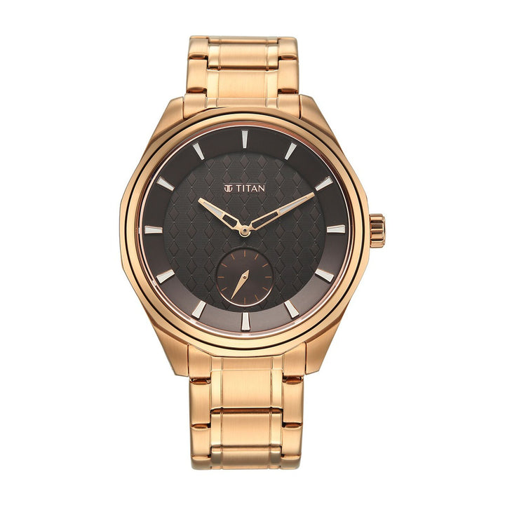 Titan Regalia Opulent 1829WM01 Brown Dial Men&