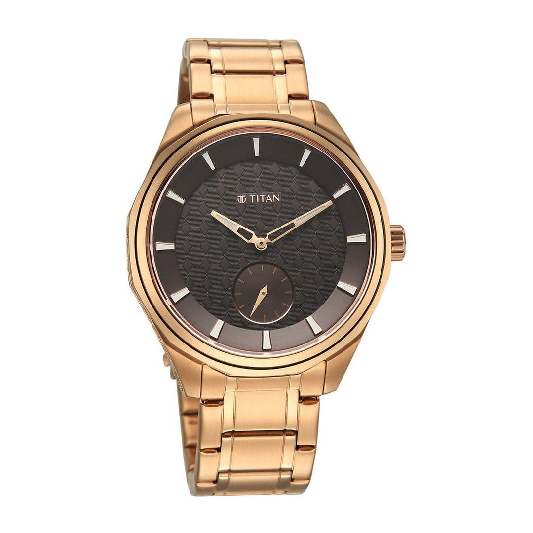 Titan Regalia Opulent 1829WM01 Brown Dial Men&