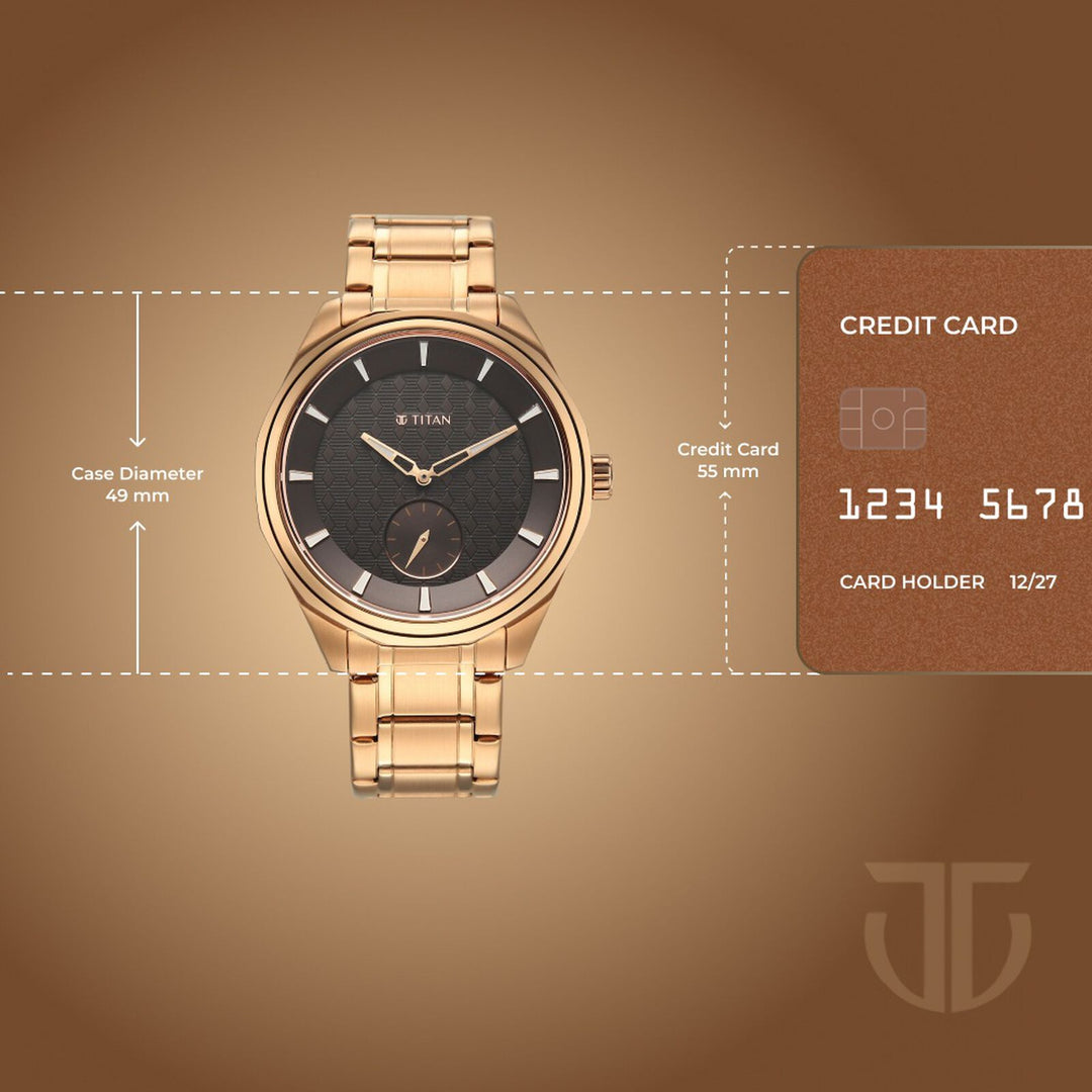 Titan Regalia Opulent 1829WM01 Brown Dial Men&