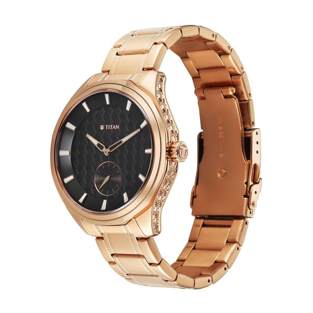 Titan Regalia Opulent 1829WM01 Brown Dial Men&