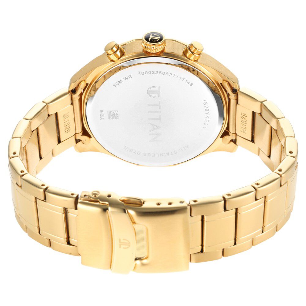 Titan Regalia Opulent Silver Dial Quartz Multifunction Stainless Steel Strap watch for Men - The Watch Factory ®