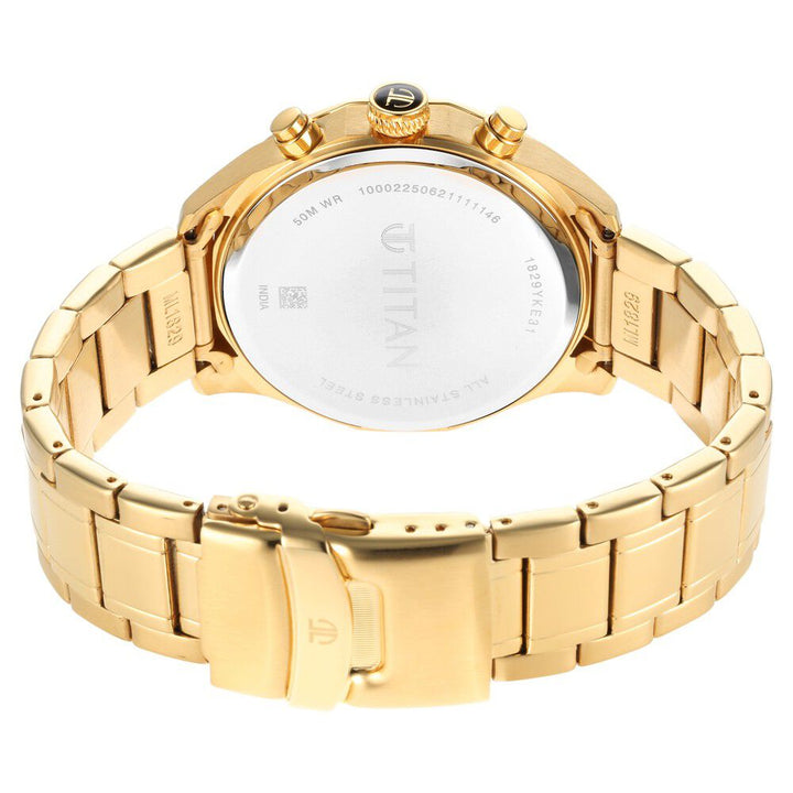 Titan Regalia Opulent Silver Dial Quartz Multifunction Stainless Steel Strap watch for Men - The Watch Factory ®