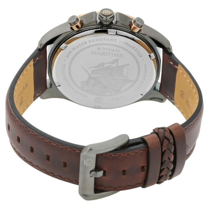 Titan Men's Maritime Pro Lateen Sail Chronograph Watch Men's Watch NR1830KL02 / NS1830KL02