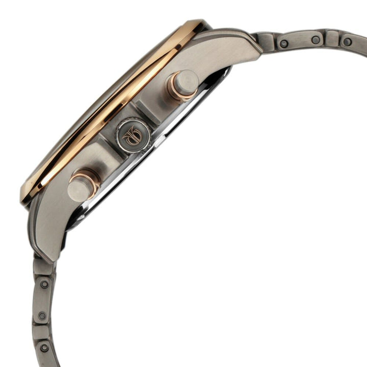 Titan Maritime Anthracite Chronograph Stainless Steel Strap watch for Men NS1830KM01