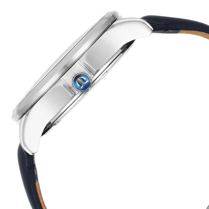 Titan Maritime Anthracite Dial Quartz Multifunction Leather Strap Watch for Men-NS1830SL01