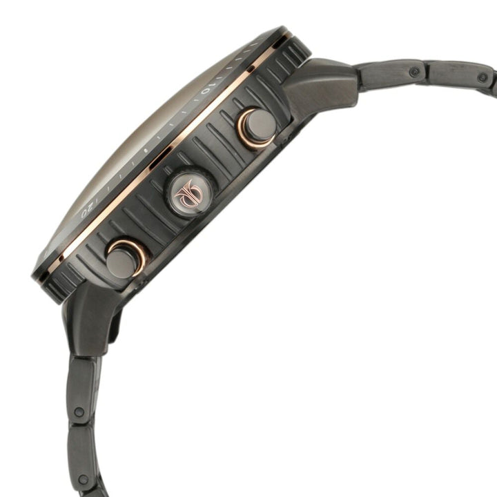 Titan Maritime Anthracite Dial Chronograph Stainless Steel Strap watch for Men NQ1832KM01