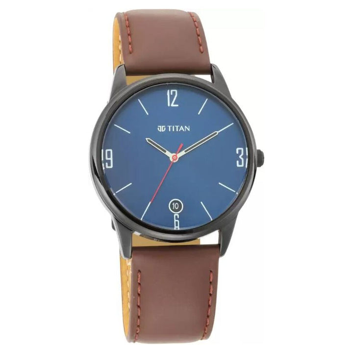 Titan Neo Blue Dial Analog with Date Watch for Men-NN1836NL04