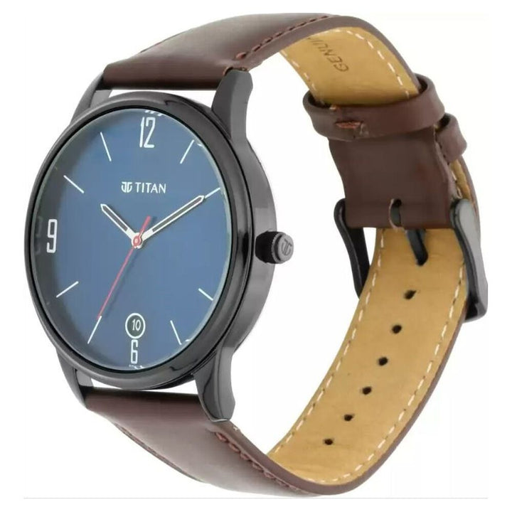 Titan Neo Blue Dial Analog with Date Watch for Men-NN1836NL04