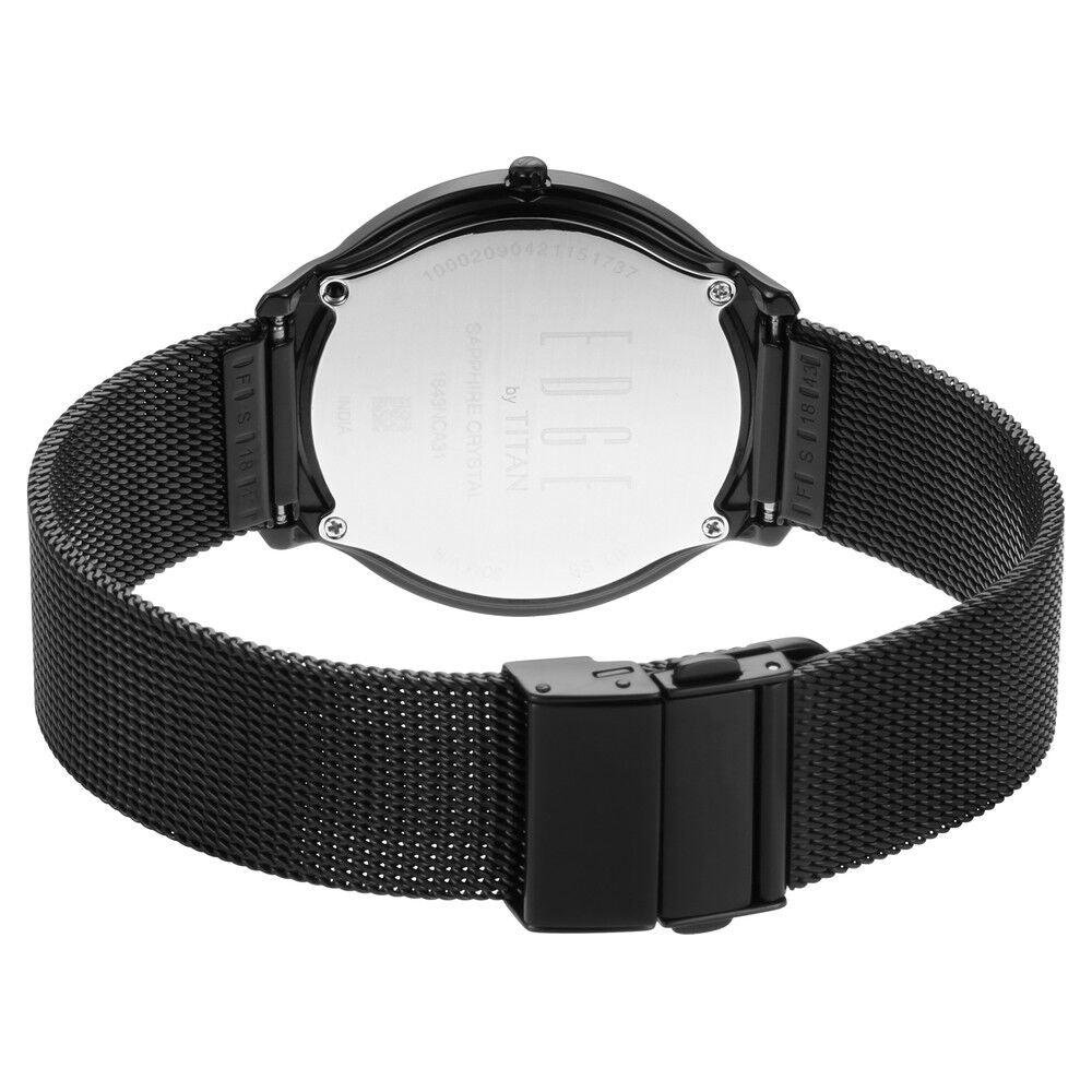 Titan Edge Baseline Beige Analog Stainless Steel Strap watch for Men - The Watch Factory ®