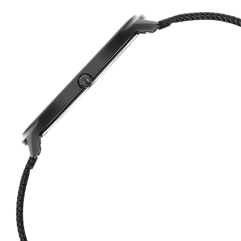 Titan Edge Baseline Black Dial Analog Stainless Steel Strap Watch for Men - The Watch Factory ®