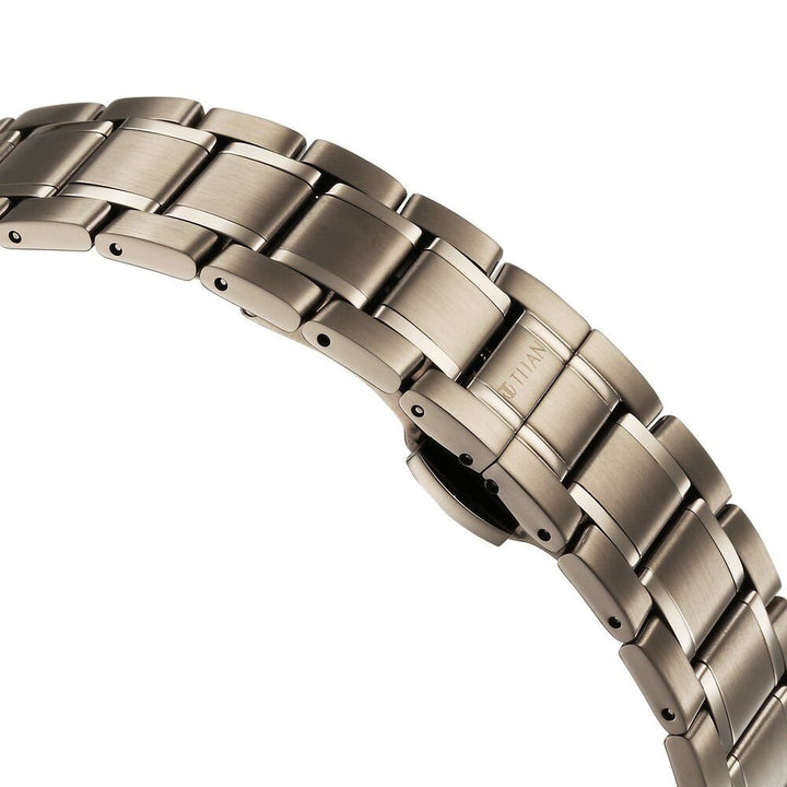 Titan Edge Baseline Brown Dial Analog Stainless Steel Strap watch for Men - The Watch Factory ®