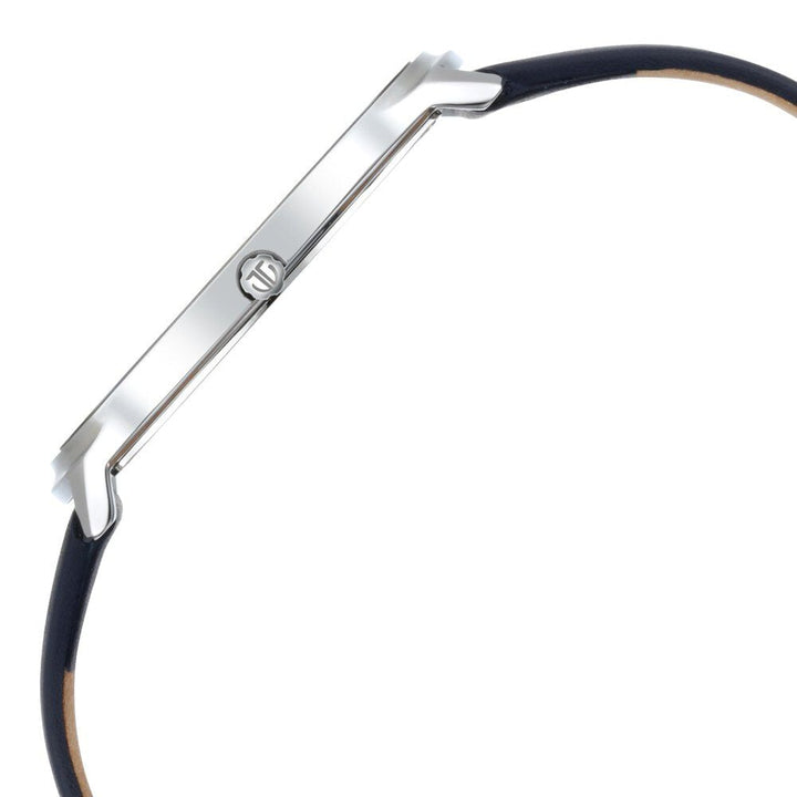 Titan Edge Slim Leather Strap Grey Dial Analog Watch for Men NS1843SL01